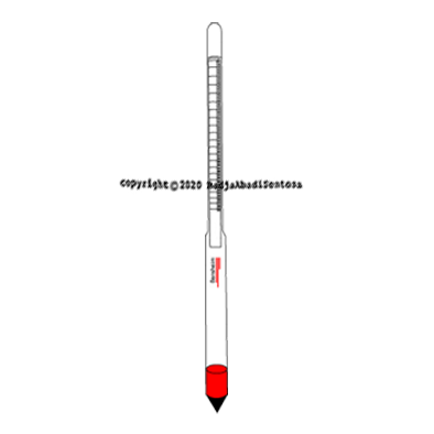 Bensheim - Hydrometer Tanpa Thermometer